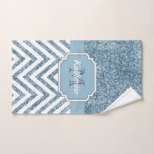 Parties scintillant Chevron (Serviette à main)