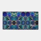 Parties scintillant chic en faux girly bleu turquo (Recto)