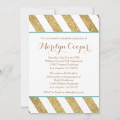 Parties scintillant Classe de Faire-part de diplôm (Dos)