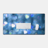 Parties scintillant Coeurs Bleus (Clavier et souris)