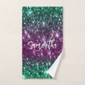 Parties scintillant colorée (Serviette à main)