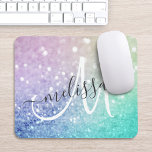 Parties scintillant colorée Joli Bokeh Monogrammé<br><div class="desc">Personnalisez facilement cet élégant motif de parties scintillant bokeh coloré avec votre nom et/ou monogramme personnalisés.</div>
