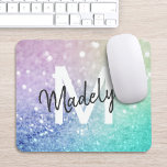 Parties scintillant colorée Joli Bokeh Monogrammé<br><div class="desc">Personnalisez facilement cet élégant motif de parties scintillant bokeh coloré avec votre nom et/ou monogramme personnalisés.</div>