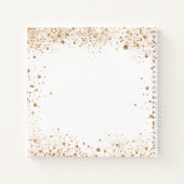 Parties scintillant commémorative du livre d'or bl (Dos)