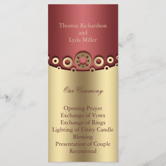 Parties scintillant Confetti Faux Foil Programme d (Devant)