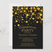 Parties scintillant Confetti Invitation de la part (Devant)