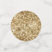 Parties scintillant Confetti Rose or (Petit recto)