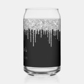 Parties scintillant d'argent noir 21e anniversaire (Gauche)