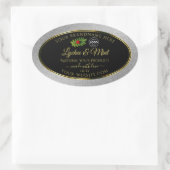 Parties scintillant d'argent Noir Étiquettes du lo (Sac)