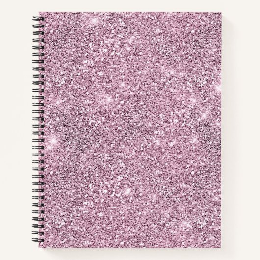Parties scintillant d'argent violet Glam Carnet de (Devant)