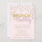 Parties scintillant de Brunch & Bubbly Invitation  (Devant)