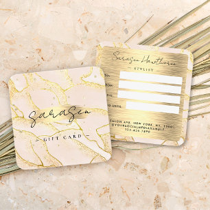 Parties scintillant de certificat cadeau Aquarelle