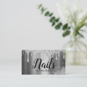 Parties scintillant de clous moderne Carte de visi (Debout devant)