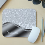 Parties scintillant de diamants de monogramme noir<br><div class="desc">Ce design est une photo et n'est pas fait avec une parties scintillant ou des paillettes réelles. Il peut être personnalisé dans la zone fournie en modifiant la photo et/ou le texte. Vous pouvez également le customiser en cliquant sur Personnaliser ce Modèle, puis en choisissant l'option cliquer pour customiser et...</div>