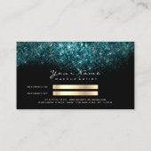 Parties scintillant de la carte de référence du sa (Dos)