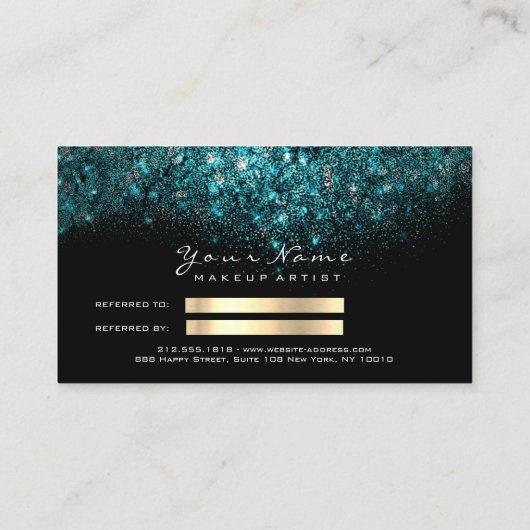 Parties scintillant de la carte de référence du sa (Dos)