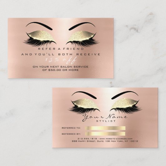 Parties scintillant de la carte de référence du sa (Devant / Derrière)