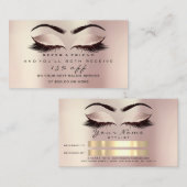 Parties scintillant de la carte de référence Lashe (Devant / Derrière)