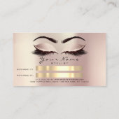 Parties scintillant de la carte de référence Lashe (Dos)