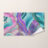 Parties scintillant de l'agent de la Sirène de l'U (Serviette à main)