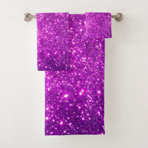 Parties scintillant de luxe Purple Gold