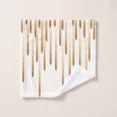 Parties scintillant de pluie serviette de bain (Gant de toilette)