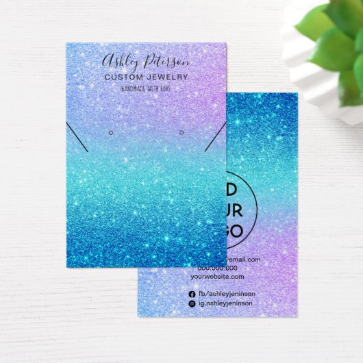 Parties scintillant de sirène bijoux d'oreille (Bureau)