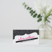 parties scintillant design carte de visite brillan (Debout devant)