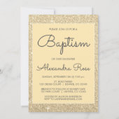 Parties scintillant d'étincelle d'or Invitation de (Dos)