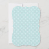 Parties scintillant d'hiver Snowflake Invitations (Dos)