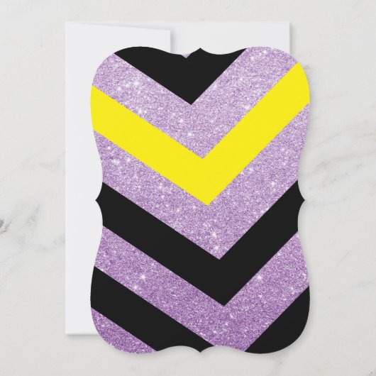 Parties scintillant d'or Ananas Luau Invitation de (Dos)