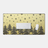 Parties scintillant d'or arbres de Noël, étoiles d (Clavier et souris)