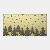 Parties scintillant d'or arbres de Noël, étoiles d (Recto)