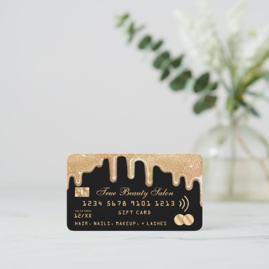 Parties scintillant d'or Black Credit Certificat c (Debout devant)