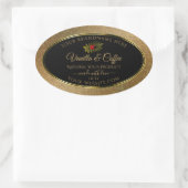 Parties scintillant d'or et Étiquettes de produits (Sac)