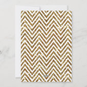 Parties scintillant d'or et tableau noir - Carte p (Dos)