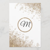 Parties scintillant d'or étincelles Programmes bla (Dos)