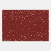 Parties scintillant d'or Feuilles de papier envelo (Devant)