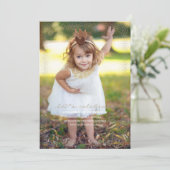 Parties scintillant d'or Invitation d'anniversaire (Debout devant)