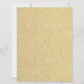 Parties scintillant d'or Invitation de réveillon d (Dos)