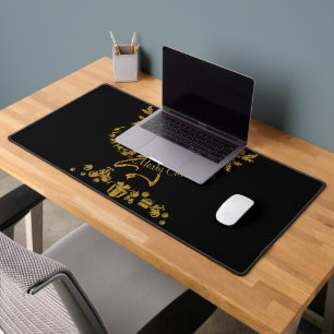 Parties scintillant d'or Joyeux Noël, Père Noël