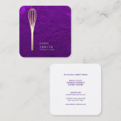 Parties scintillant d'or moderne Carte de visite d (Devant / Derrière)