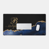 Parties scintillant d'or moderne chic Marine Blue  (Clavier et souris)