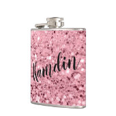 Parties scintillant d'or Rose Flacon personnalisé (Gauche)