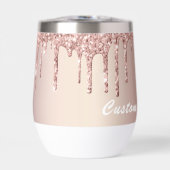 Parties scintillant d'or Rose personnalisée Votre (Avant)