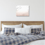 parties scintillant d'or rose sur toile de marbre (Insitu(Chambre))