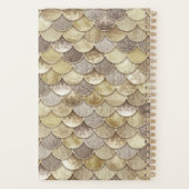 Parties scintillant d'or scales Mermaid planificat (Dos)