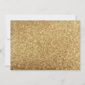 Parties scintillant D'Or Serez-Vous Mon Invitation (Dos)