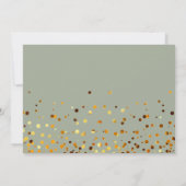 Parties scintillant D'Or Serez-Vous Mon Invitation (Dos)