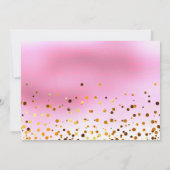 Parties scintillant D'Or Serez-Vous Mon Invitation (Dos)